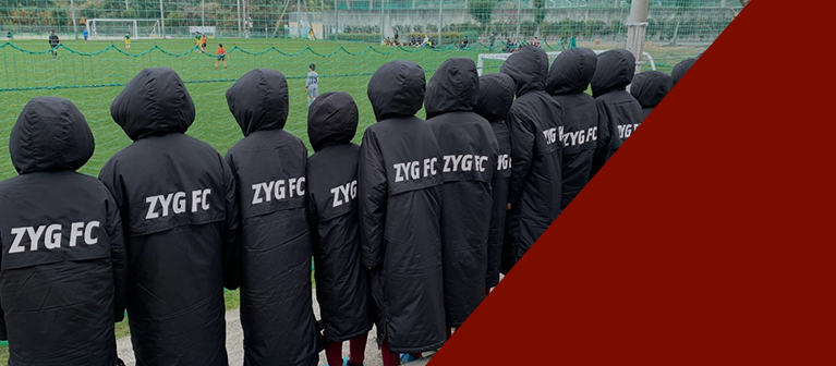 ZYG FCの子供達が集まる画像